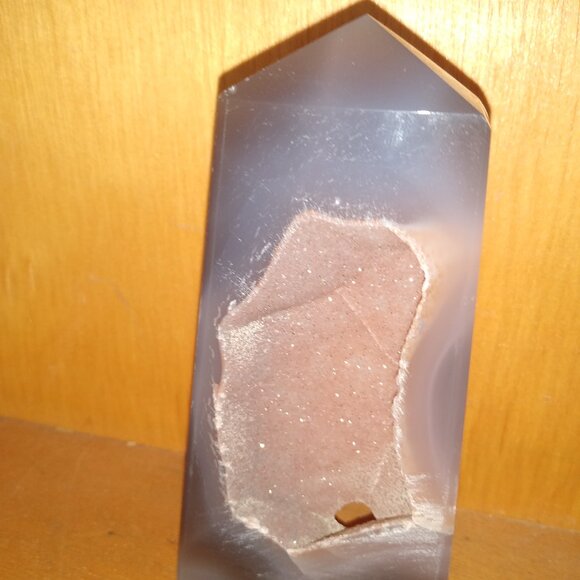 Druzy Agate Crystal 5.5in. - Picture 2 of 4